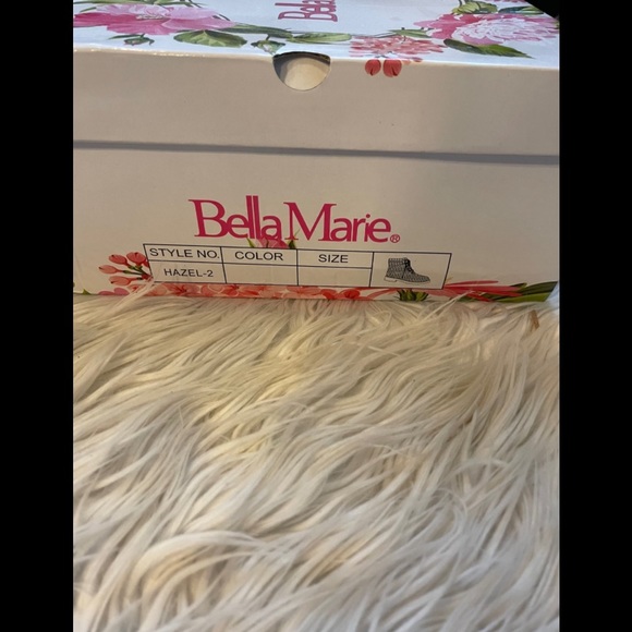 Champagne Metallic Bling Tims combat boots - Picture 5 of 6